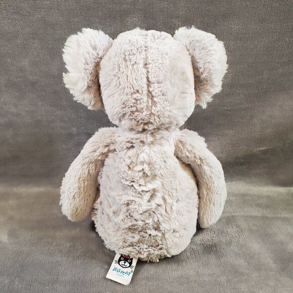 Authentic Jellycat London Medium Bashful Koala Bear 12” Grey & White Plush Toy - Picture 3 of 7